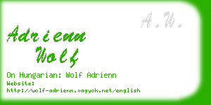 adrienn wolf business card